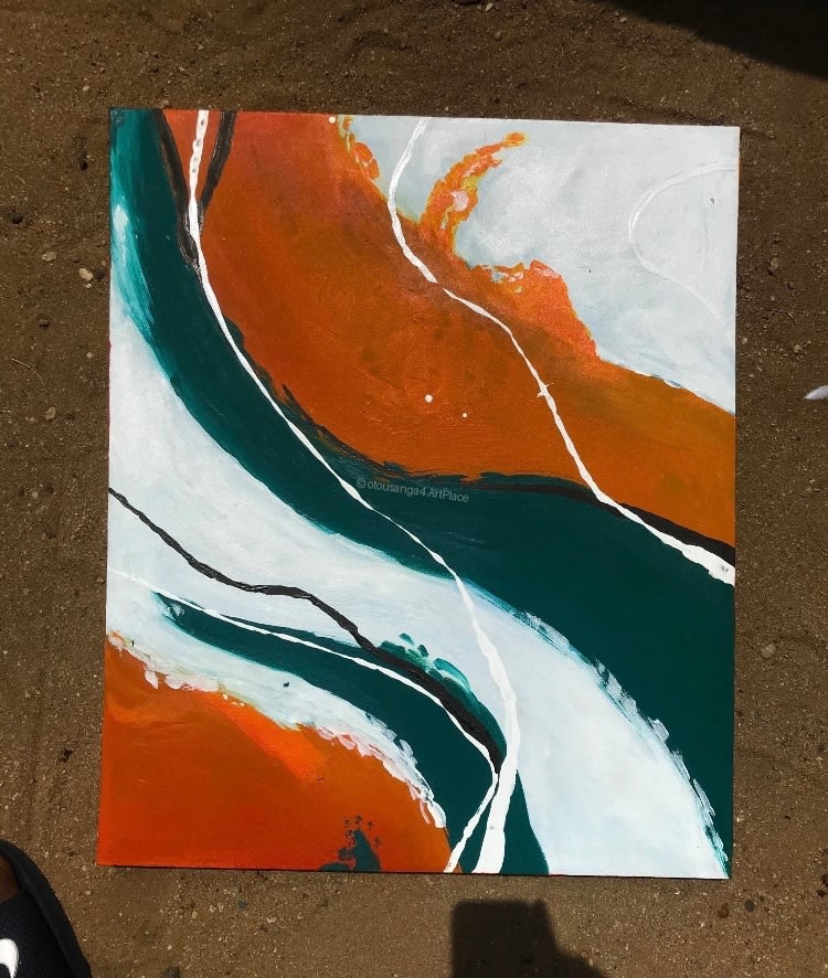 Flow state — by OtobongEtimUsanga — Painting