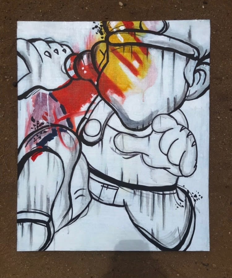 “Power ups “ — by OtobongEtimUsanga — Painting