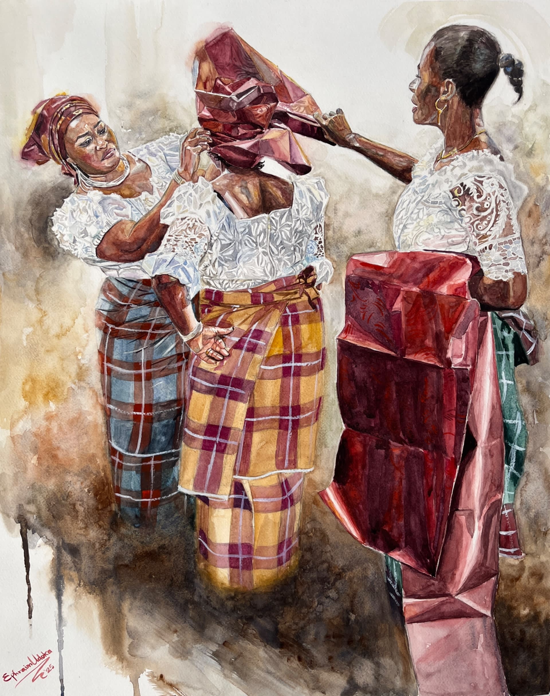 Nwam(the assist) — by Ephraim Udoka — Painting
