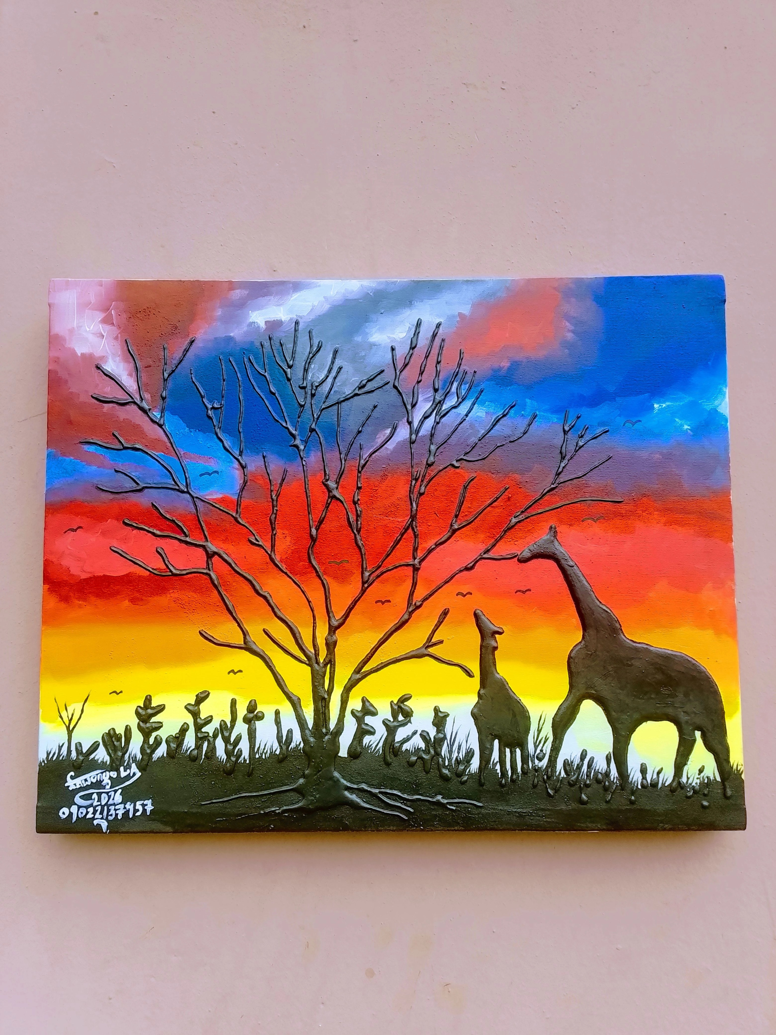 "LEGACY" 👑 — by Enwongo L. Art Empire 🎨🖌️ — Mixed Media Art