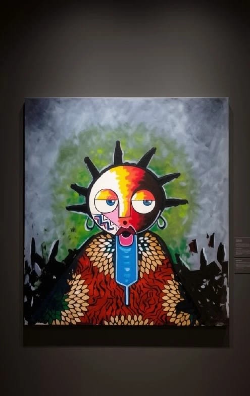 African Queen — by Enwongo L. Art Empire 🎨🖌️ — Mixed Media Art