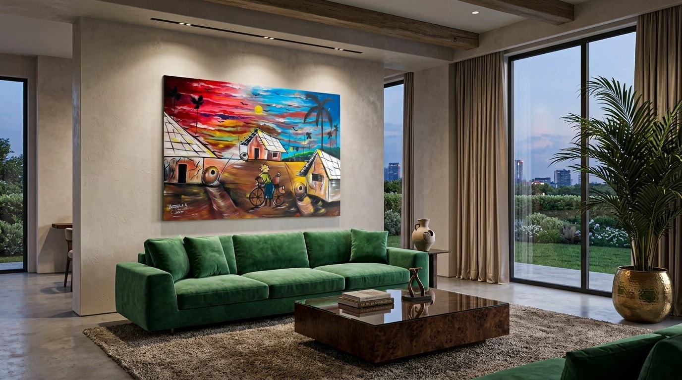 Living room view