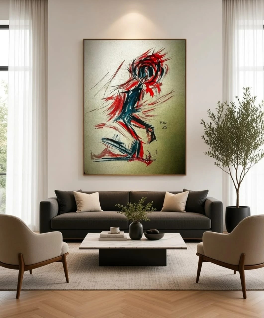 Living room view