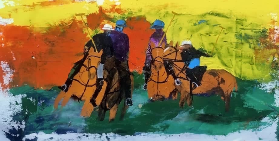 GALLOP OF GLORY — by Kuti Idris Adeniyi — Contemporary