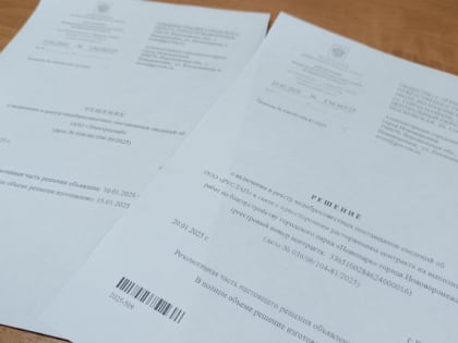 Администрация Нововоронежа добилась включения ООО 