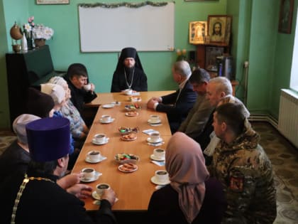 Встреча в храме с членами семей участников СВО