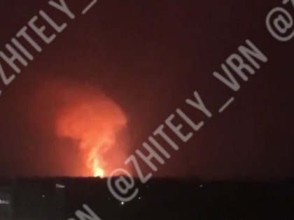 Воронежцев напугали «языки огня до небес»