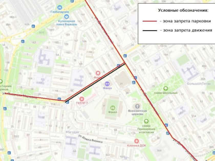 Запрет на парковку в Советском районе Воронежа в день матча