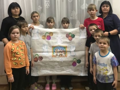 Рождественский коврик