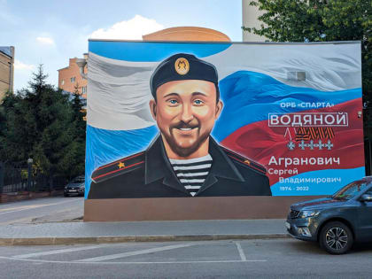 Рядом с граффити с Сергеем Аграновичем может появиться мурал с Героем России Александром Крыниным