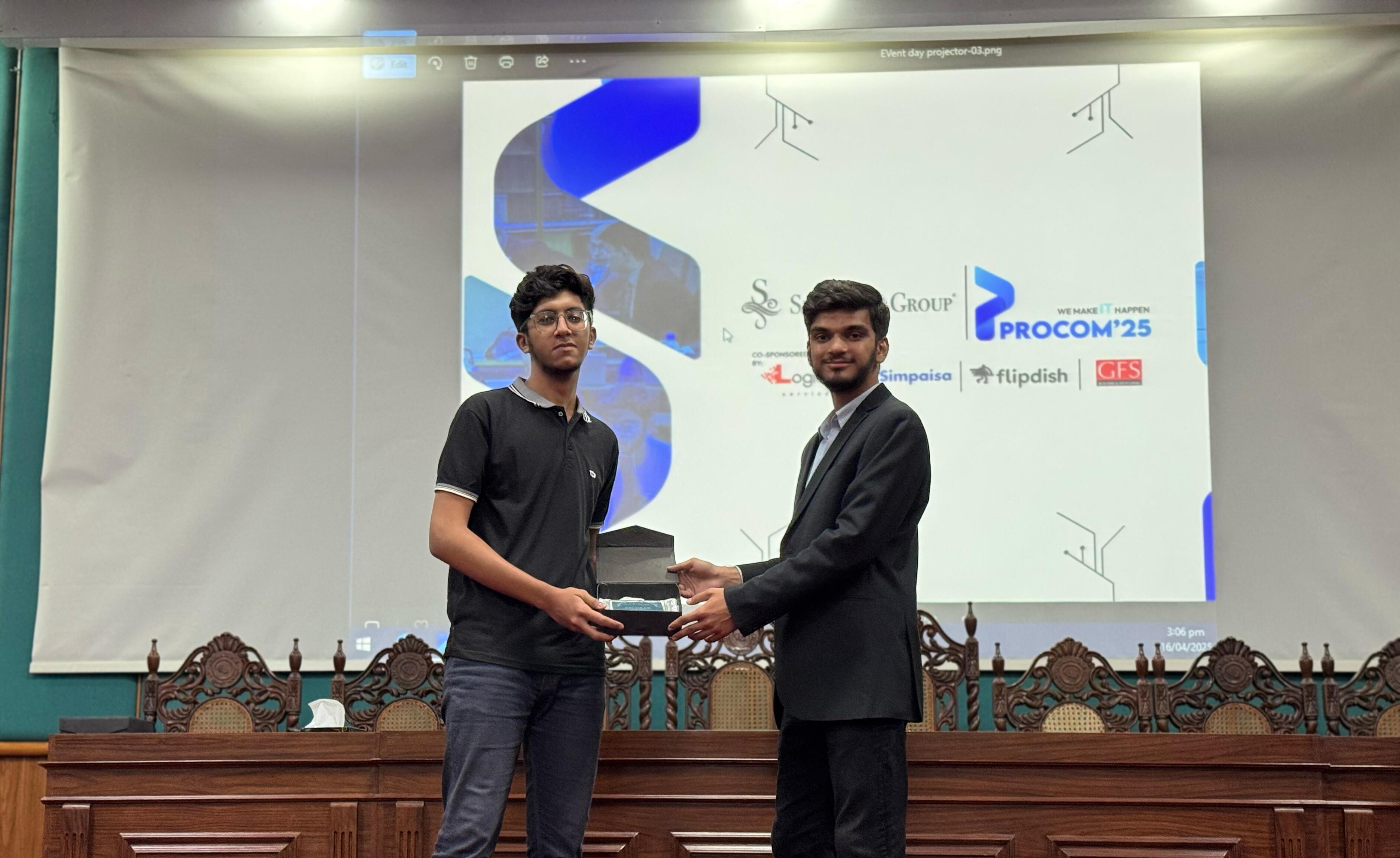 Co-leading Web Development at PROCOM