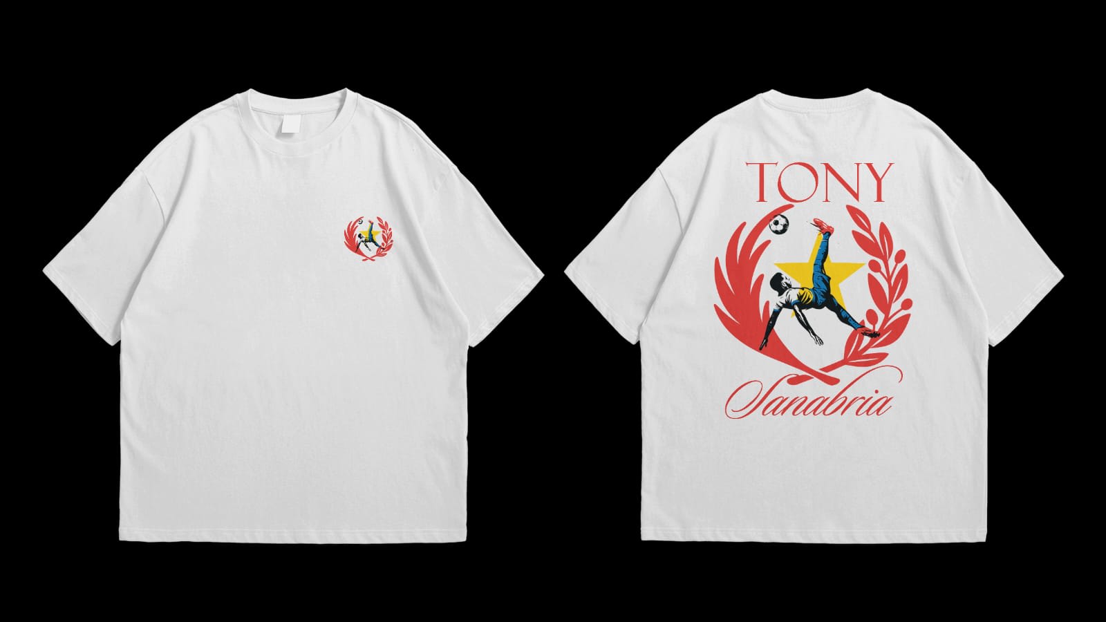 Remera Oversize Chilena Legendaria – Tony Sanabria