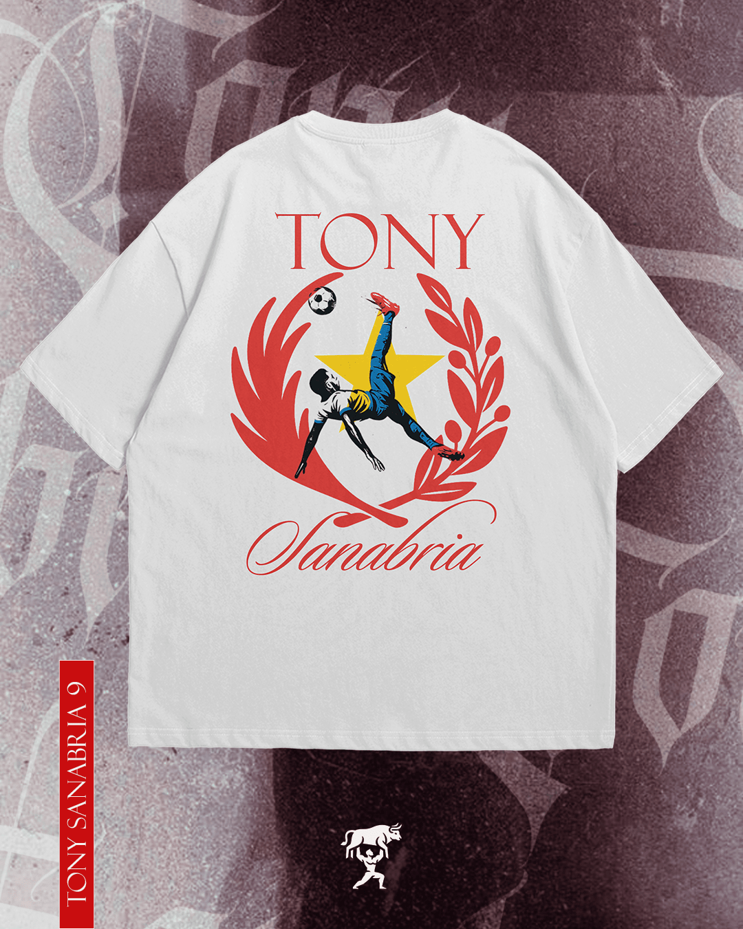 Remera Oversize Chilena Legendaria – Tony Sanabria imagen 2
