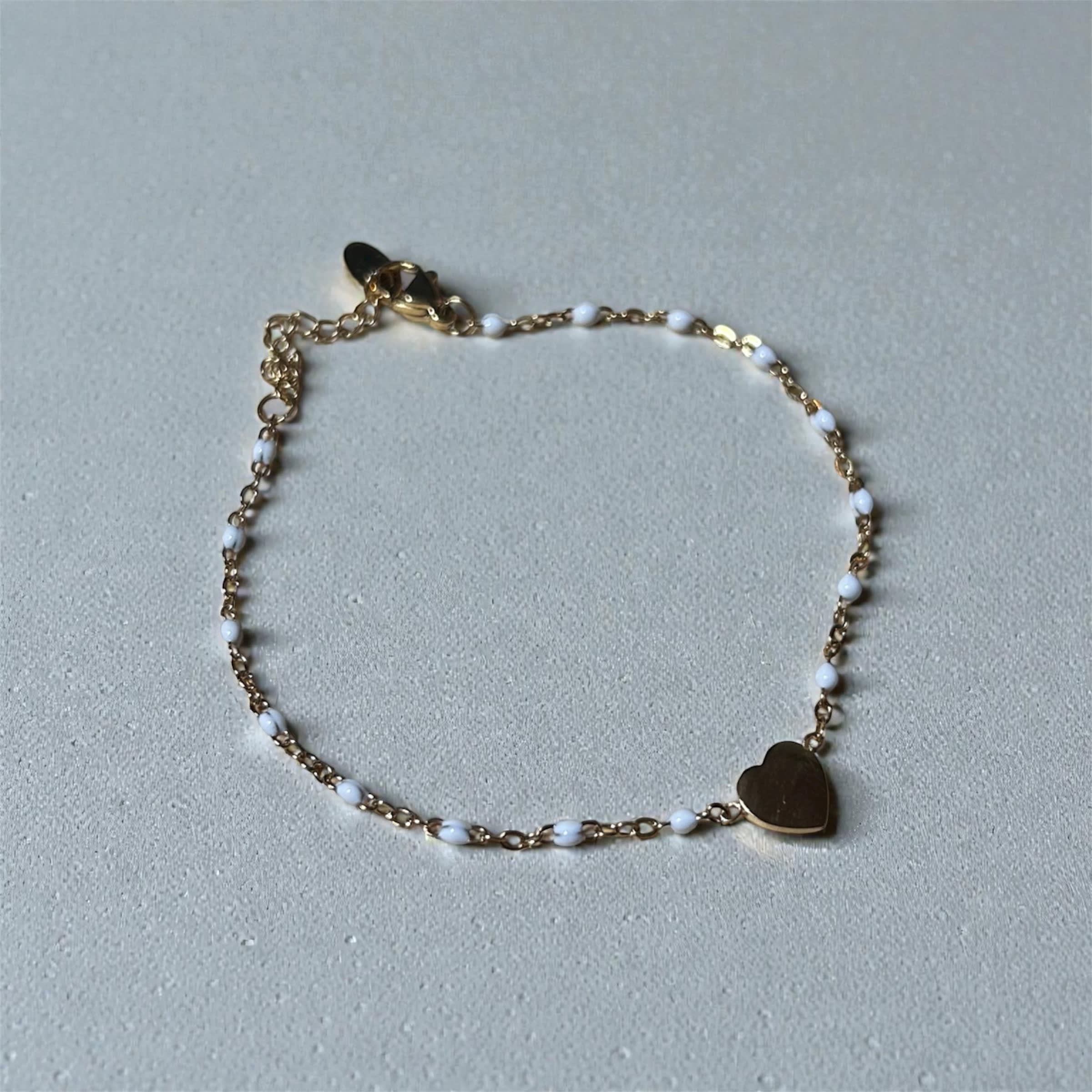 Le Bracelet Cœur "Pureté White"