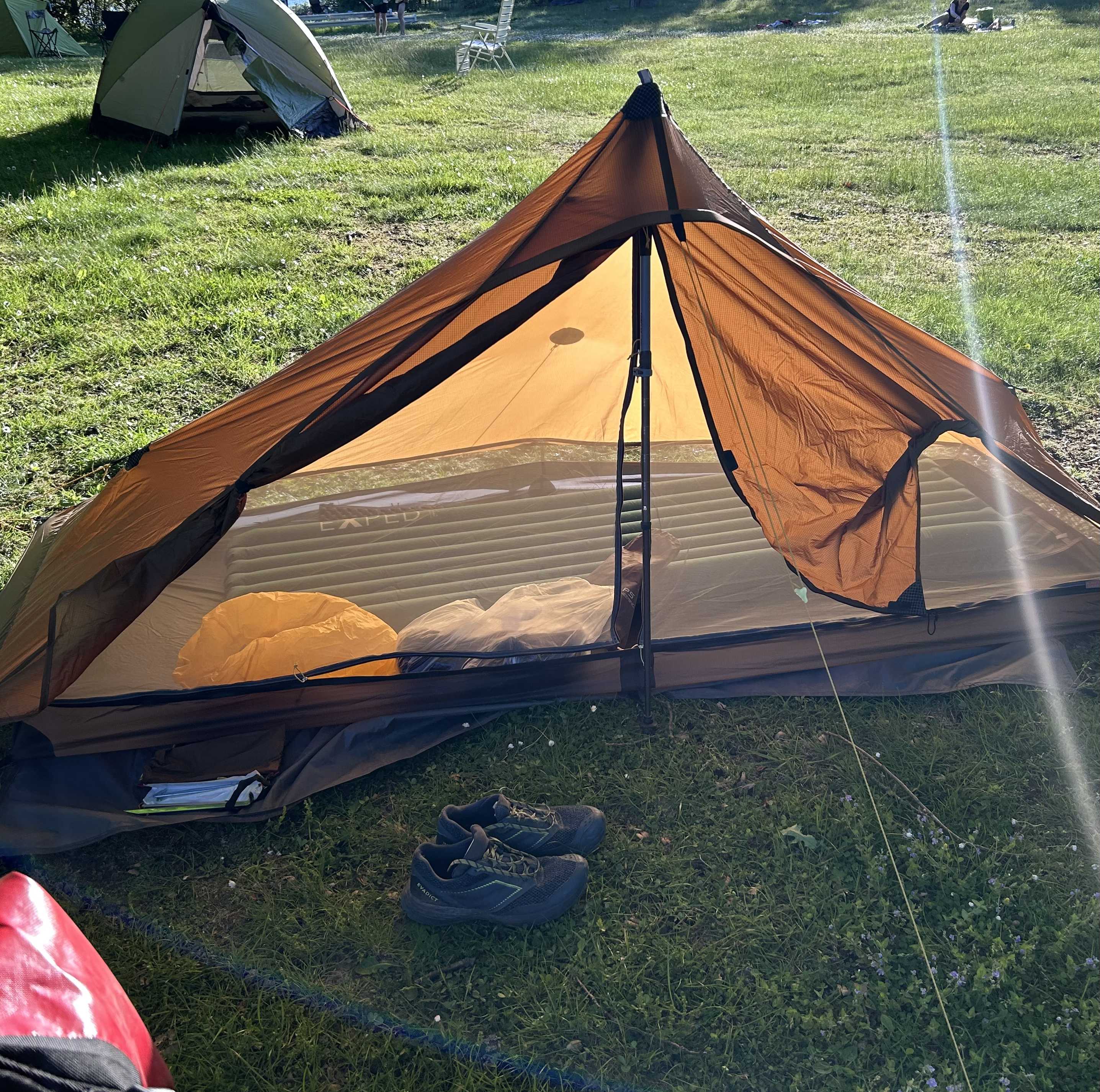 Using Lanshan 1 Pro and Exped Dura 3R