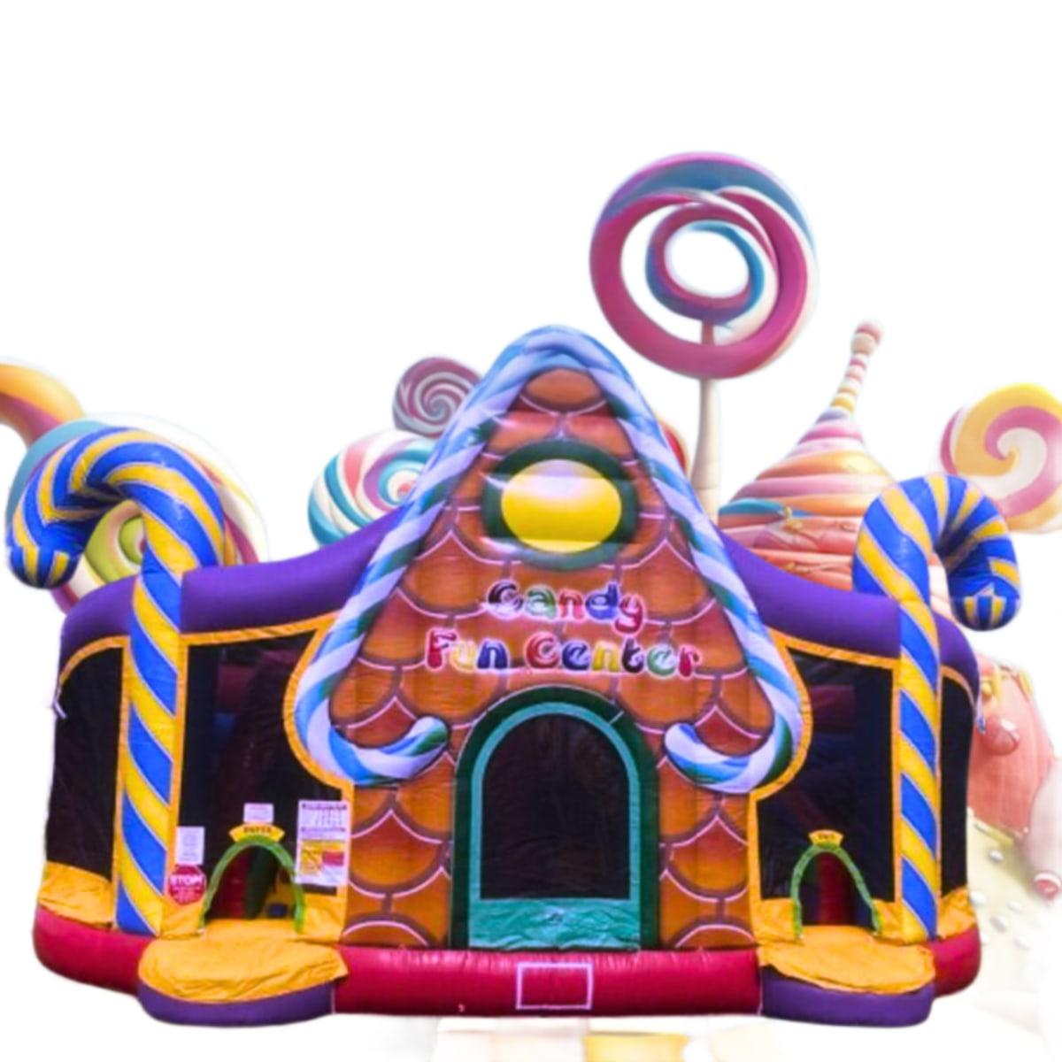 Candy Fun Center Bounce & Slide Combo