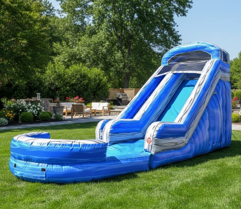 Blue Volcano Slide