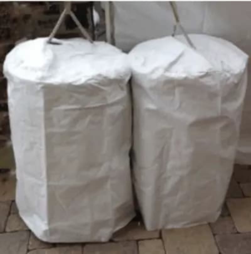 55 Gallon Covered Water Barrel