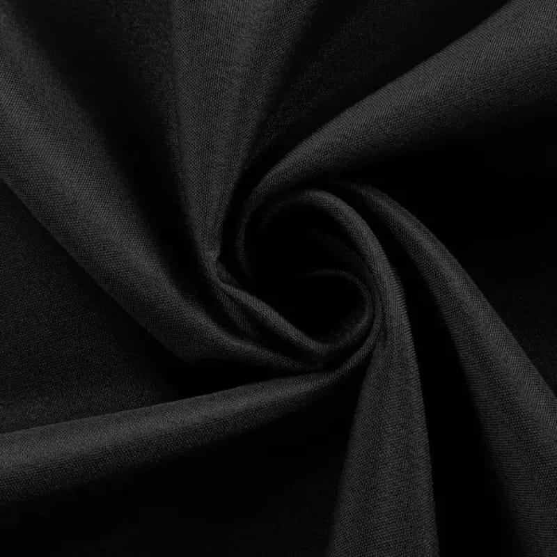 120" BLACK Round Linen