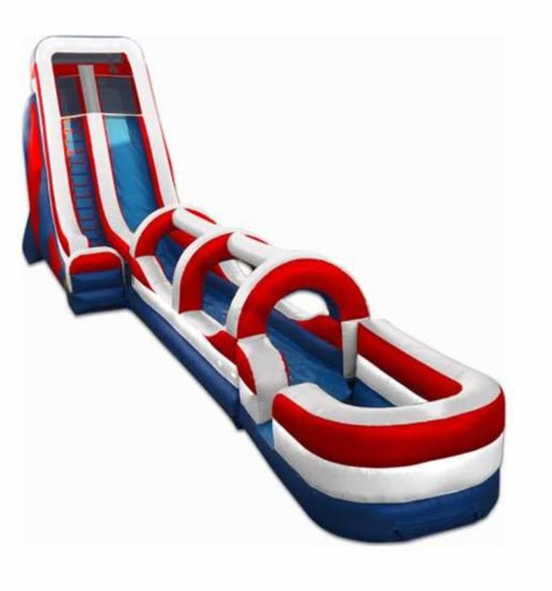 #304 Red white blue Slide w slip