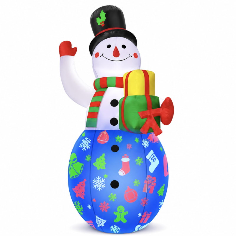 Giant Frosty The Snowman + Table & 8 Chairs