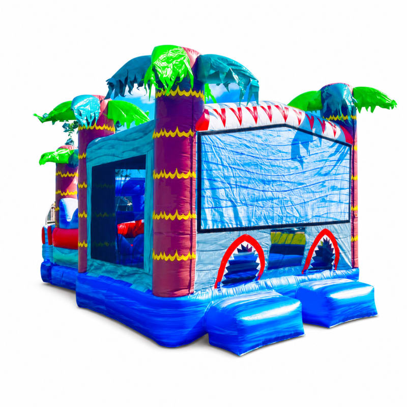 Shark Attack 15 X 30 Bouncer Obstacle