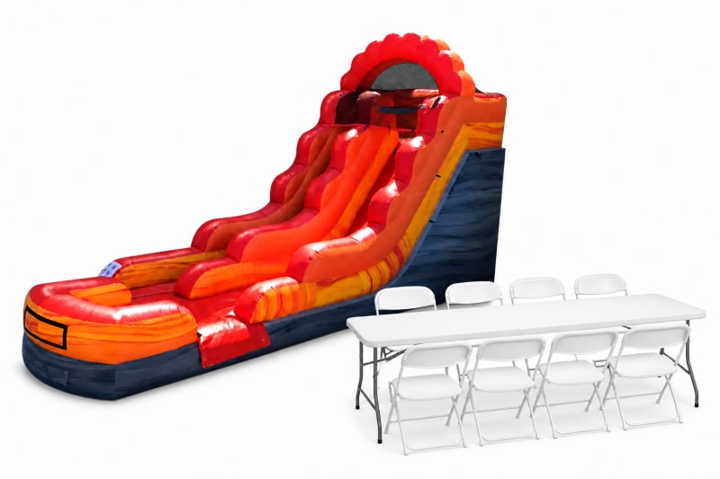 14' Volcano Inflatable Slide Bundle