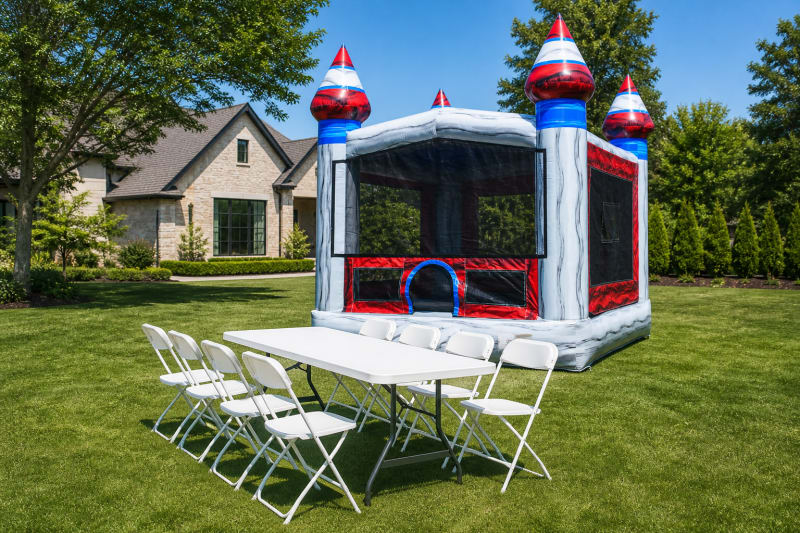 Titanium Jumbo Bounce House Party Bundle