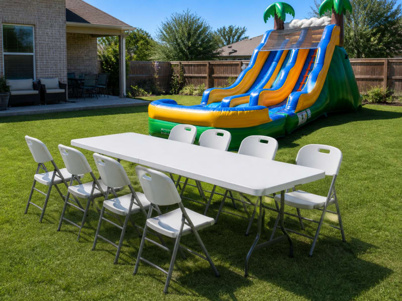 Tropical Dual Waterslide Party Bundle