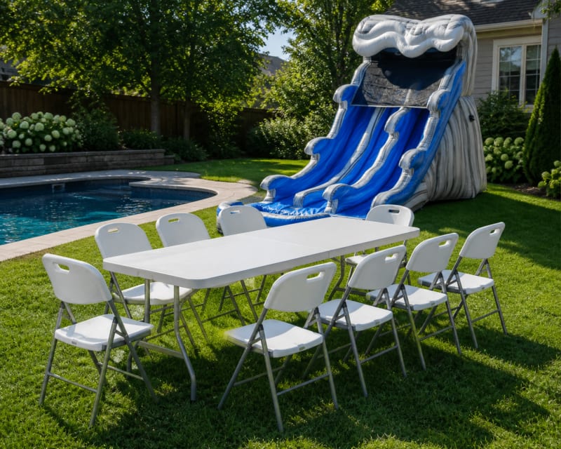 Rockin Wave Dual Waterslide Party Bundle