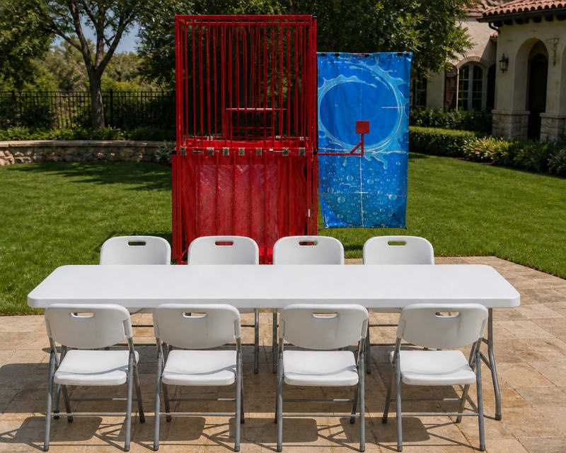 Dunk Tank + Table & 8 Chairs
