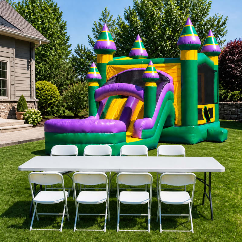 Foam Party 2 Hours w/ Attendent + Table & 8 Chairs