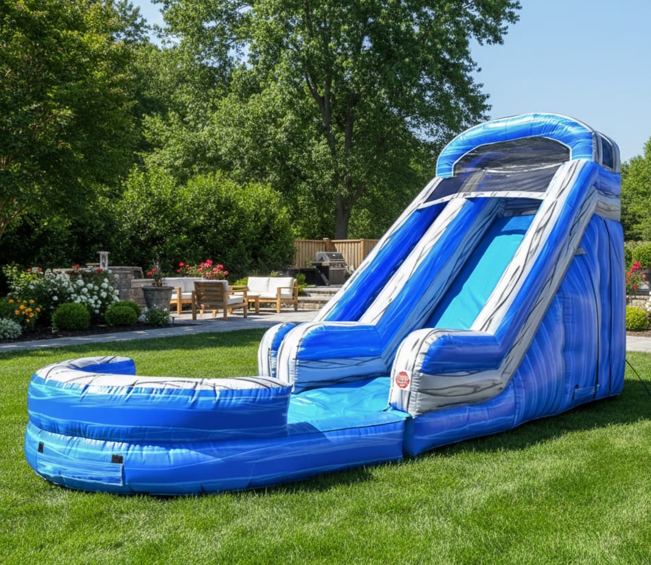 Blue Volcano Slide rental