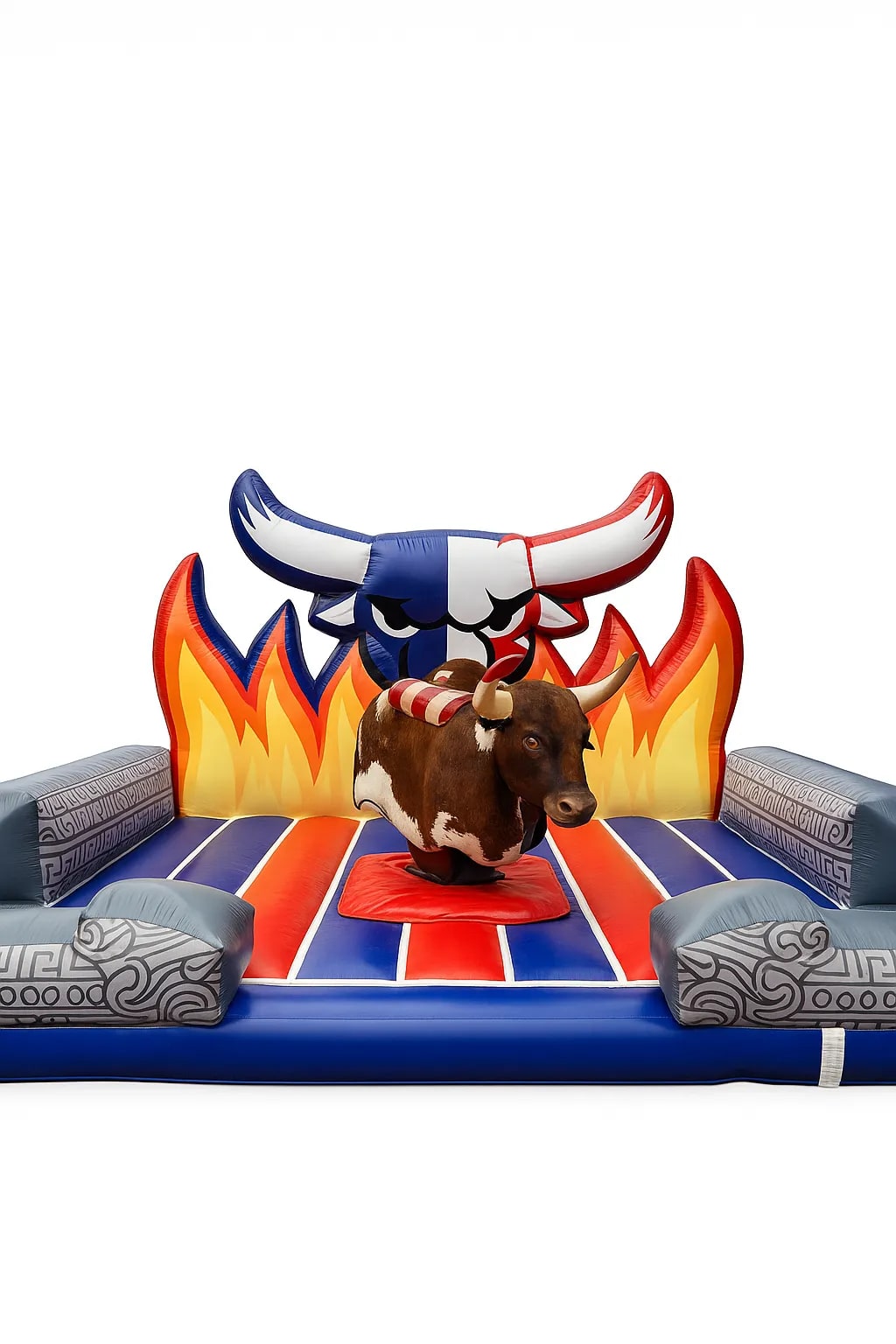 Fire Brown Bull Mechanical Ride rental