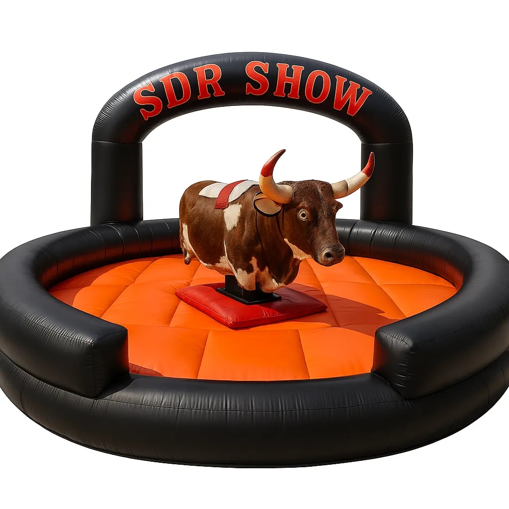 Red Brown Bull Mechanical Ride rental