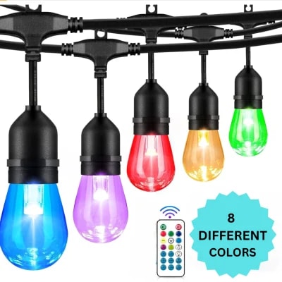 Red/Green/Blue/White 20 x 20 Tent Lighting 80 Feet rental
