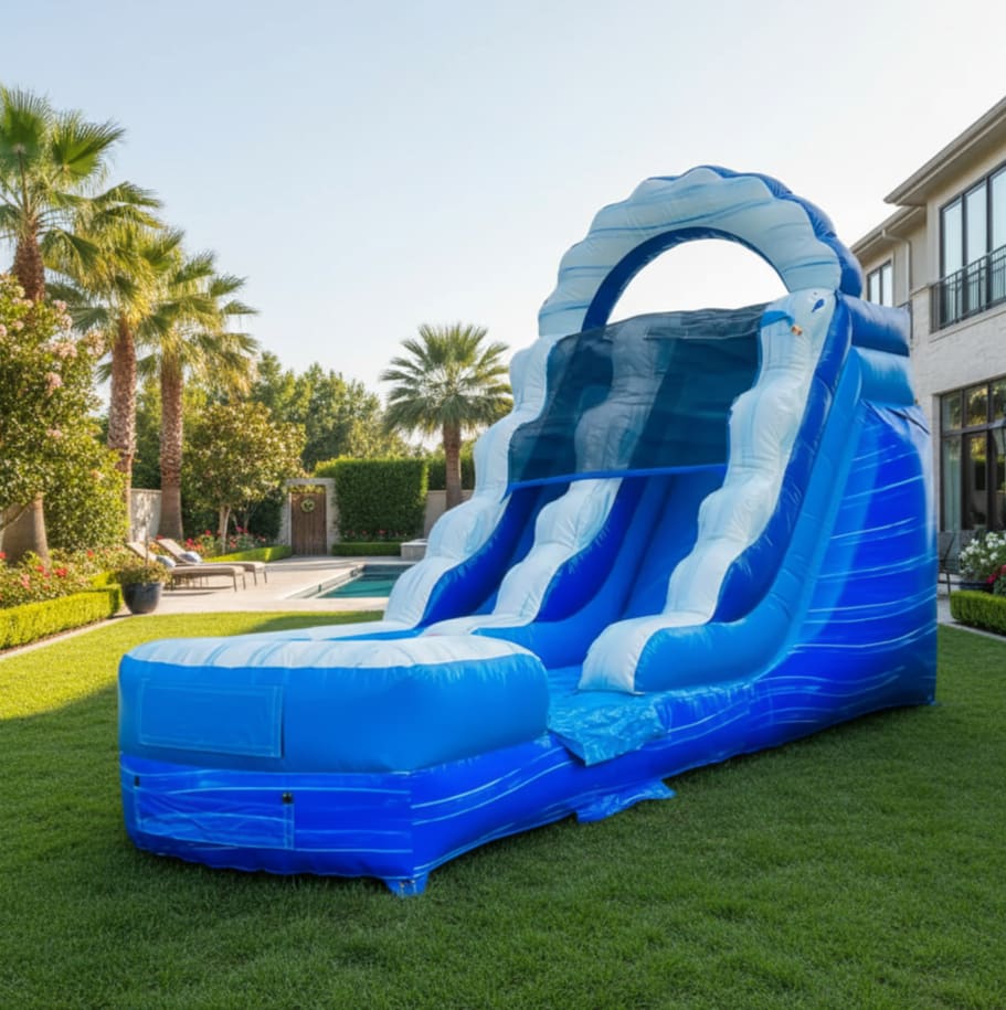 14' Marble Falls Inflatable Slide w/ Water Option rental