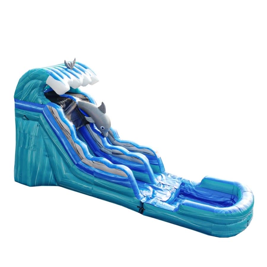 16' Dolphin Inflatable WET or DRY Slide rental