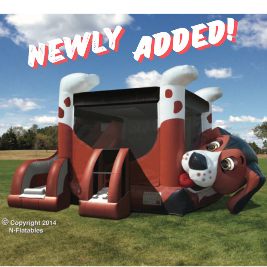 Beagle Belly Bounce House Combo rental