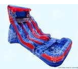 #314 18 rockin rapids (red blue) available for Schertz-area delivery through Bouncehouse360