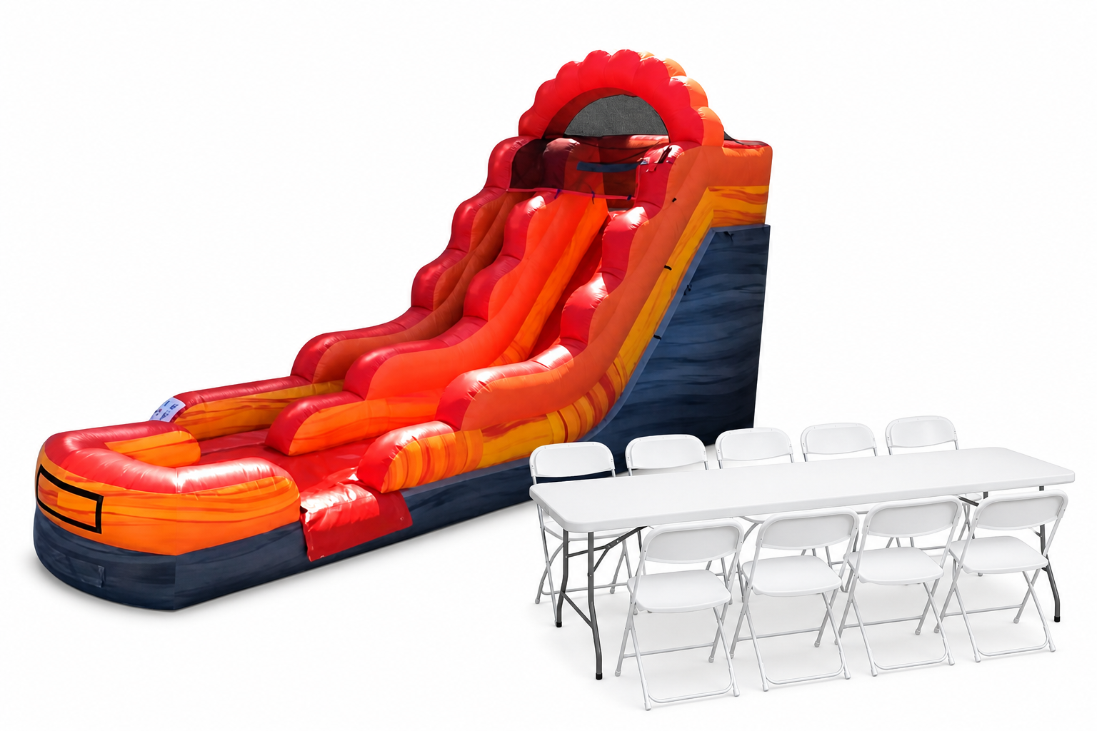 14' Volcano Inflatable Slide Bundle