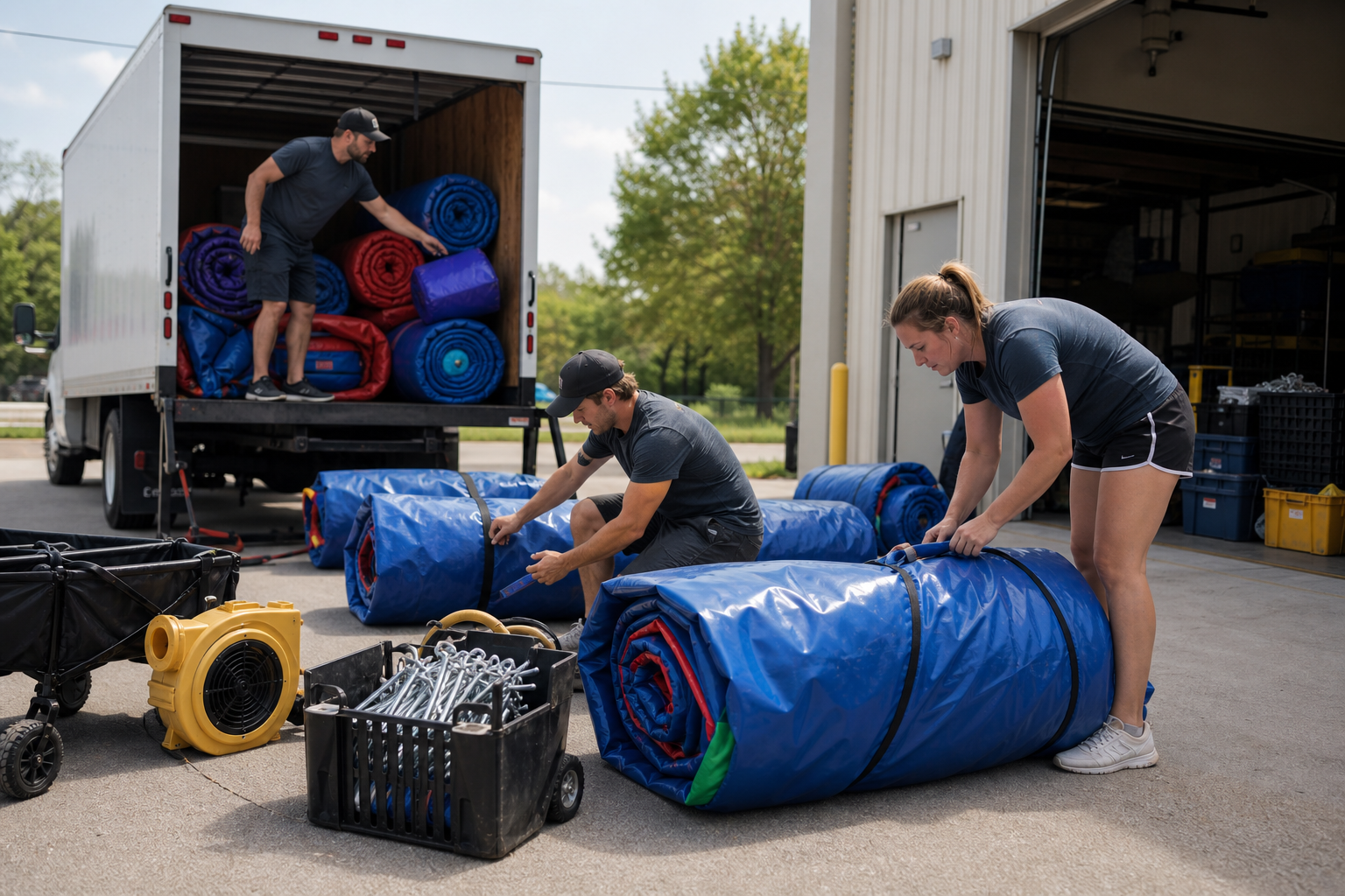 How to Start an Inflatable Bounce House Business
