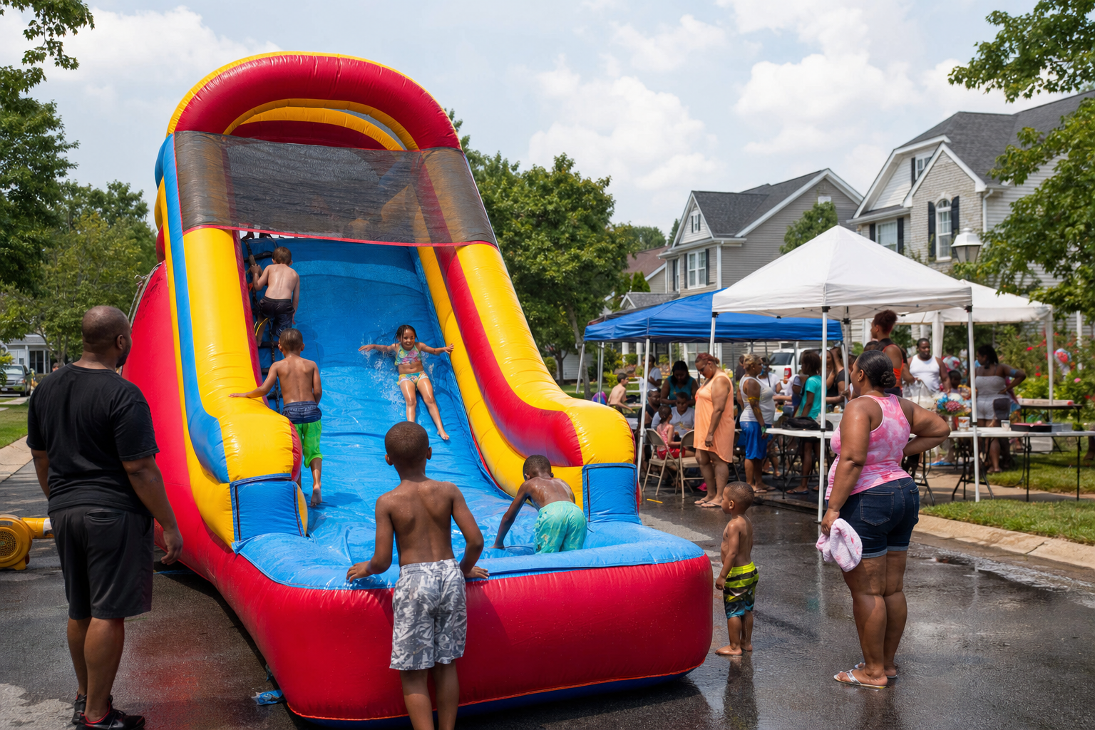 Make a Splash at Your Next Event with Waterslide Rentals Near Charlotte, NC