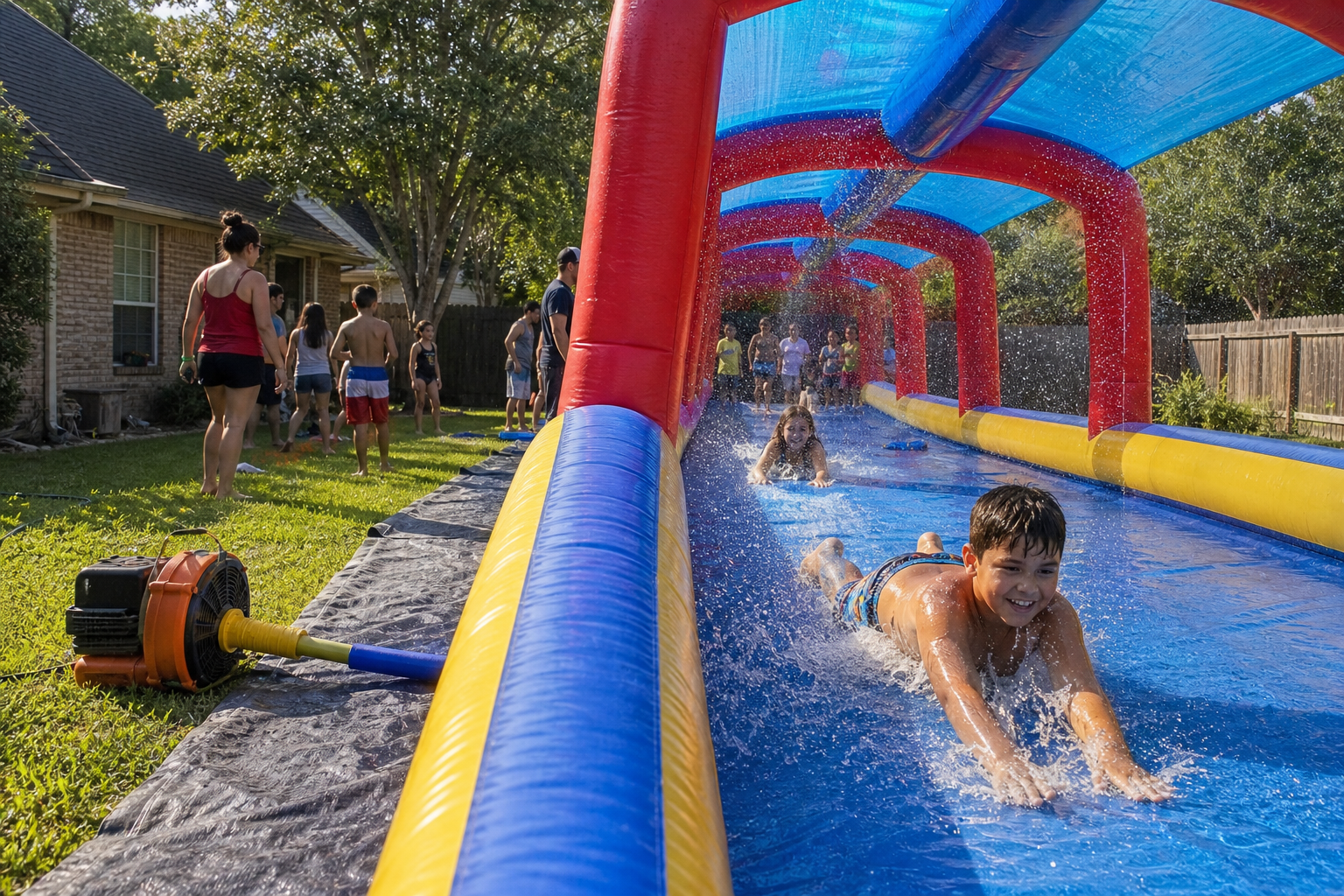 Top Slip and Slide Inflatable Rental Services in Houston