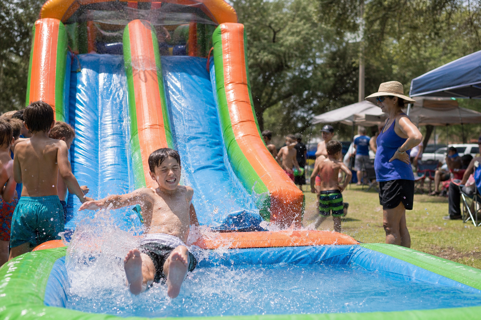 Make a Splash at Your Event with Waterslide Rentals Near San Antonio