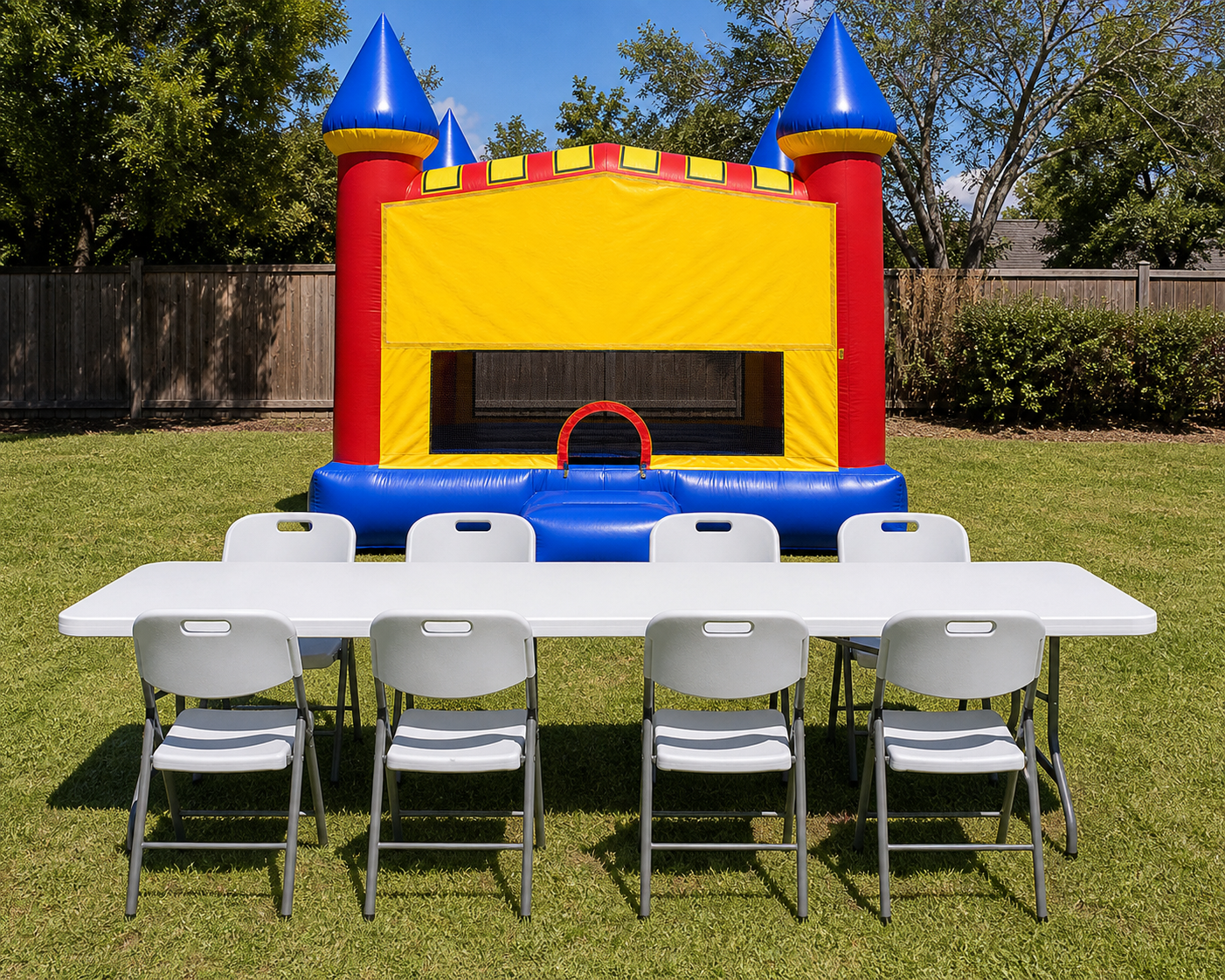 122 Primary Castle + Table & 8 Chairs