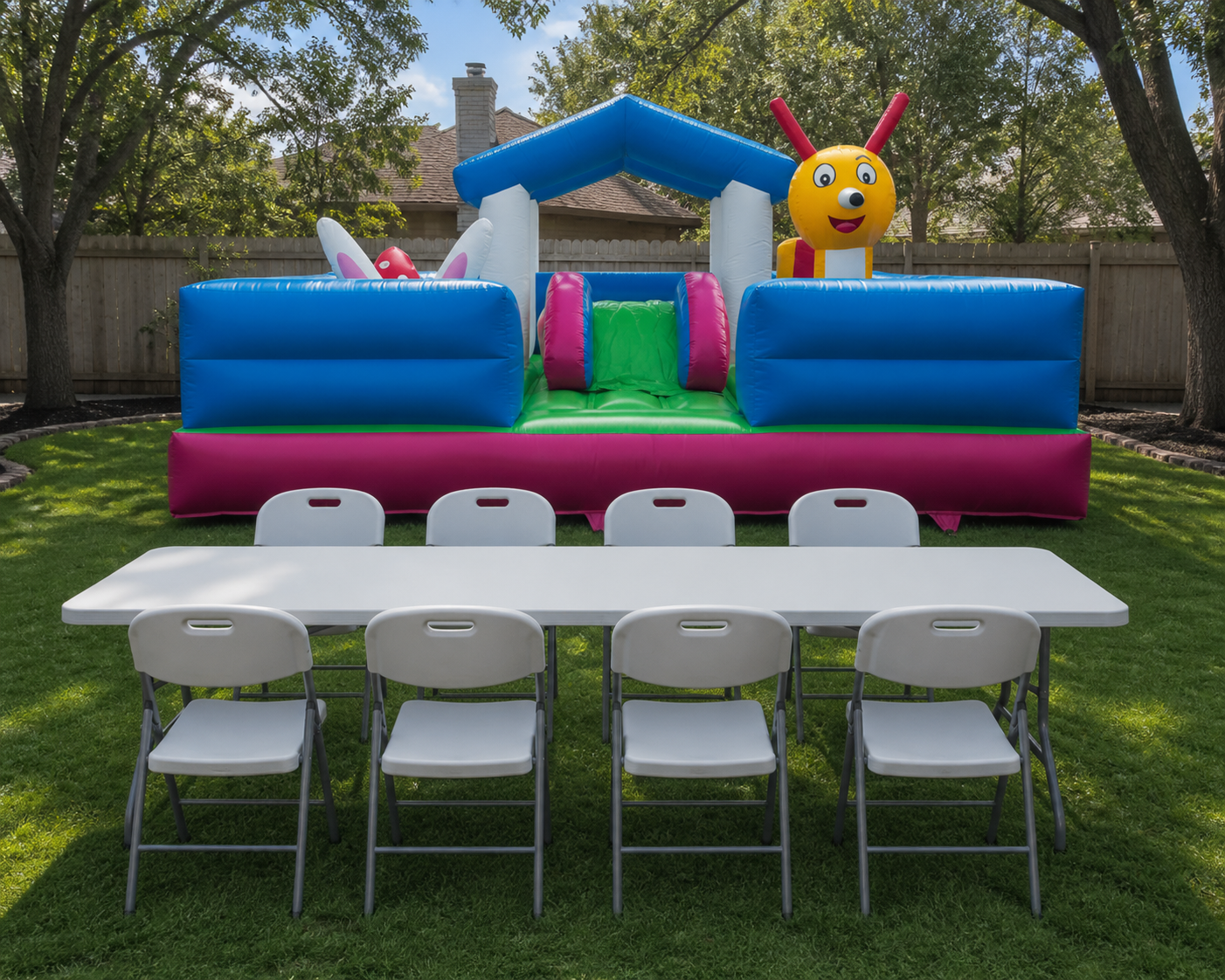 Toddler fun place + Table & 8 Chairs