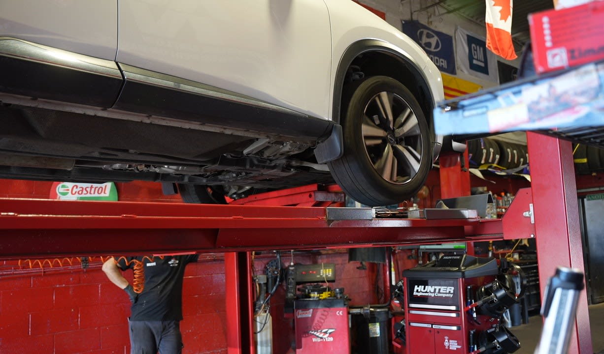 Professional wheel alignment service in Vaughan