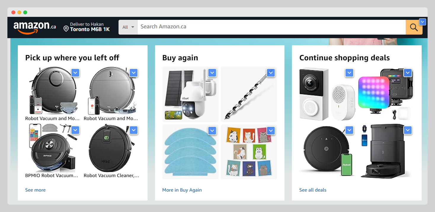 One-Click Downloads Feature