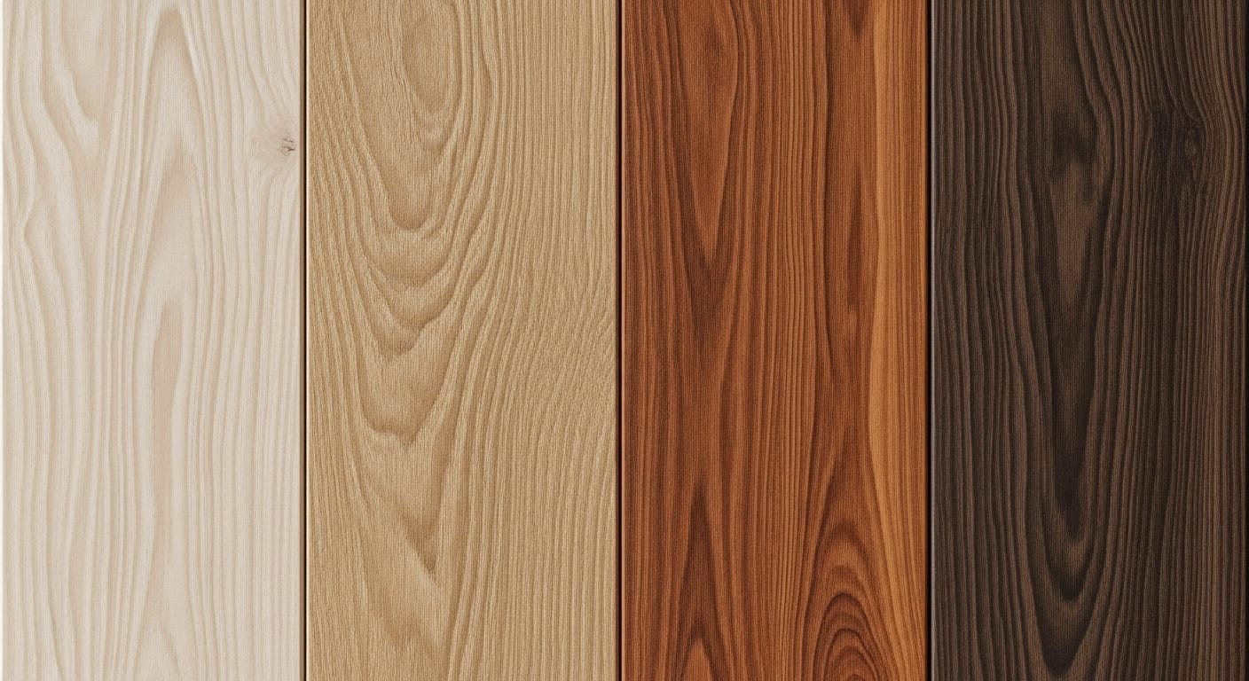 Comparaison visuelle des différentes essences de bois pour fenêtres